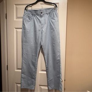 Performance Men Chino Pants Size 34/30 Light Blue Straight Leg EUC